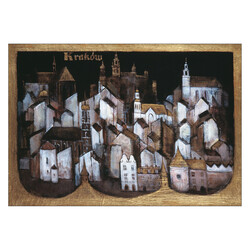 Krakrów, postcard by...