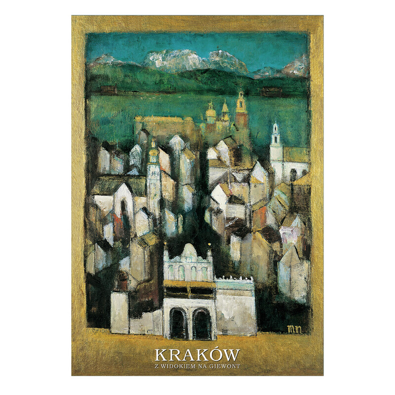 Krakrów z widokiem na Giewont, postcard by Marlena Nizio