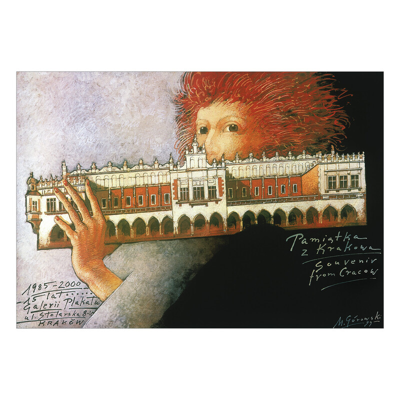 Souvenir from Cracow, postcard by Mieczysław Górowski