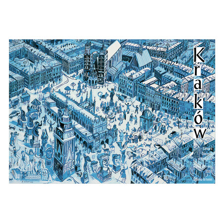 Kraków, postcard by Edward Dwurnik