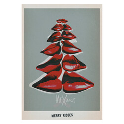 Merry Kisses, postcard by...