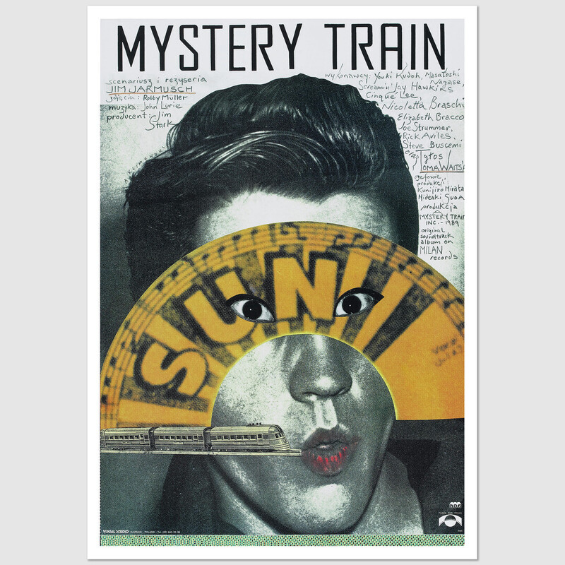 Pocztówka Mystery Train, Andrzej Klimowski