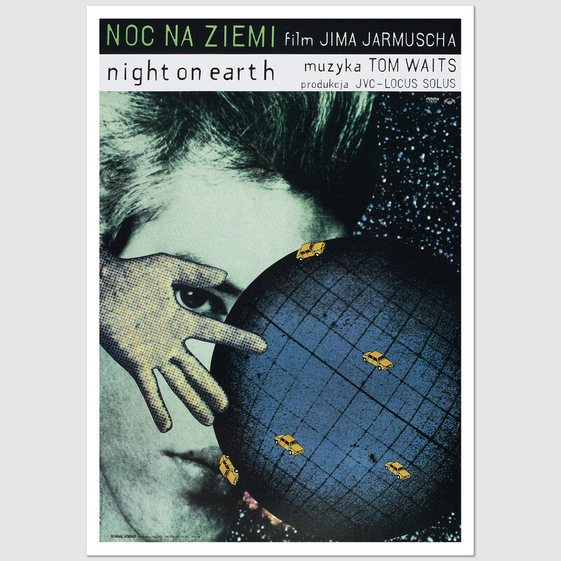 Pocztówka Noc na Ziemi, Andrzej Klimowski