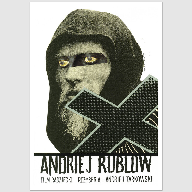 Andriej Rublow postcard, Andrzej Klimowski Andriej Rublow postcard, Andrzej Klimowski