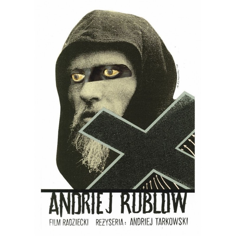 Andriej Rublow, pocztówka, Andrzej Klimowski