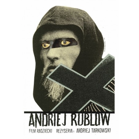 Andriej Rublow, postcard by Andrzej Klimowski