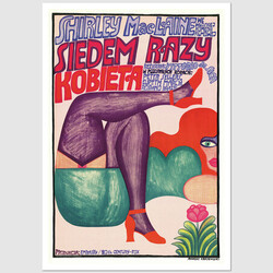 Woman Times Seven postcard, Andrzej Krajewski