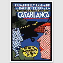 Casablanca postcard, Andrzej Krajewski