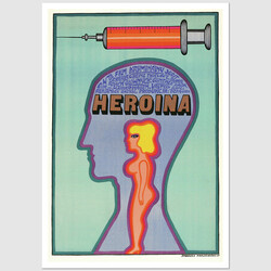 Heroin postcard, Andrzej Krajewski