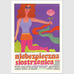 Virginity and Prison, postcard by Andrzej Krajewski