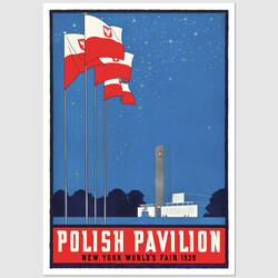 Polish Pavilion postcard