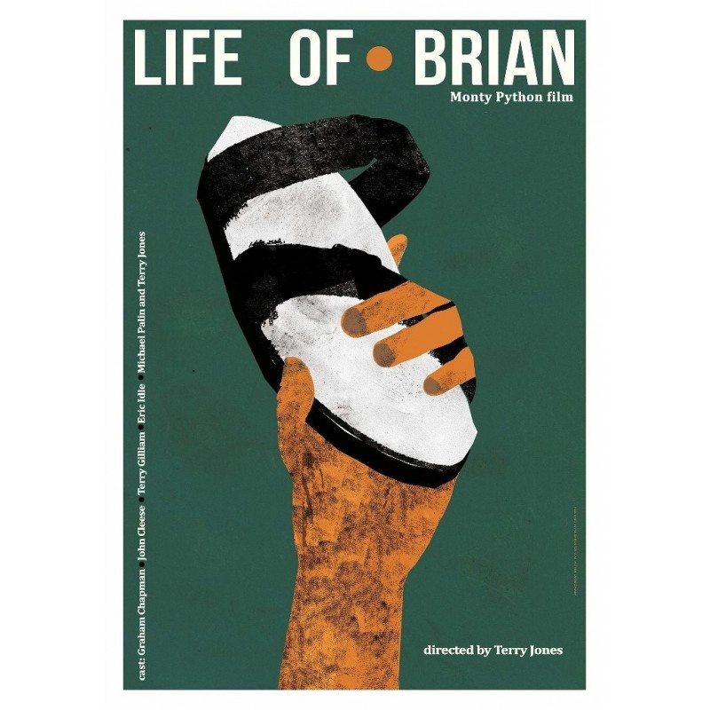 The Life of Brian Monty Python, postcard by Jakub Zasada