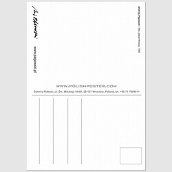 Miś, pocztówka, Andrzej Pągowski