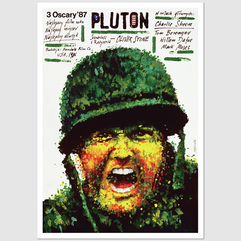 Platoon, postcard by Andrzej Pągowski