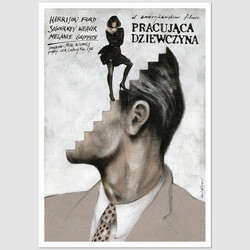 Working Girl, postcard by...