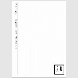 Catus Niger postcard, Ulisses Aldrovandi