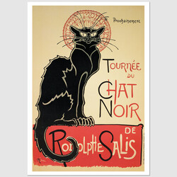 Pocztówka Chat Noir, Theophile Steinlein